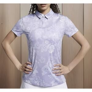 Nike Dri-Fit Printed Ladies PGA Golf Tour Polo Womens Size XS Fast Ship New